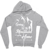 Going To The Mountains Is Going Home Zipper Hoodie