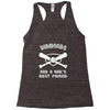 diamonds are a girls best friend girls softball shirt funny women spor Racerback Tank