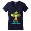 rufu the skaterwolf Women's V-Neck T-Shirt
