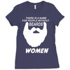 people without beard Ladies Fitted T-Shirt