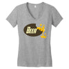 logo bi&egrave;re Women's V-Neck T-Shirt