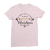 we wish you a very merry christmas Ladies Fitted T-Shirt