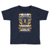 Never Underestimate The Strength Of A Childhood Cancer Warrior Toddler T-shirt