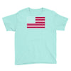 usa flag navy american Youth Tee