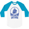 Sailor Life Is Adventure Dare It 3/4 Sleeve Shirt