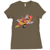 pizza jet Ladies Fitted T-Shirt