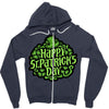 happy st. patrick's day Zipper Hoodie