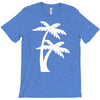 palm tree sticker vinyl decal tropical island beach ocean wall car win T-Shirt