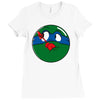 who watches the pizza Ladies Fitted T-Shirt