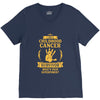 I Am A Childhood Cancer Survivor What's Your Superpower? V-Neck Tee