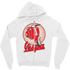retro vespa red ideal birthday present or gift Zipper Hoodie