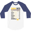 Taurus Facts Servings Per Container 3/4 Sleeve Shirt