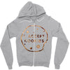 i accept cookies brown Zipper Hoodie