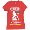 ukrainian wife Ladies Fitted T-Shirt