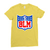 blm! take a knee Ladies Fitted T-Shirt