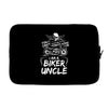 You Cant Scare Me I am Biker Uncle Laptop sleeve