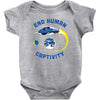 end human captivity Baby Bodysuit