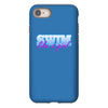 swim like a girl neon iPhone 8