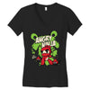 angry ninja and co Women's V-Neck T-Shirt