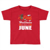 Halloween Kings Are Born In June Toddler T-shirt