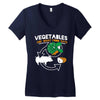 vegetables are what food eats Women's V-Neck T-Shirt