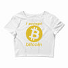 bitcoin Crop Top