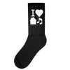 i love house music dj baseball Socks