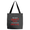 i'm not short awesome Tote Bags
