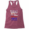 she is a crazy nurse Racerback Tank