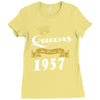 queens are born in 1957 Ladies Fitted T-Shirt