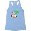 heapy new year funny santa claus christmas Racerback Tank