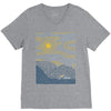 surf line V-Neck Tee