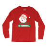santas cumming Long Sleeve Shirts