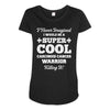 i never imagined i would be a super cool carcinoid cancer warrior kill Maternity Scoop Neck T-shirt