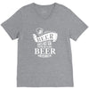 beer does not ask V-Neck Tee
