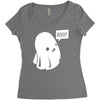 boo (2) Women's Triblend Scoop T-shirt