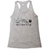all i need in life Racerback Tank