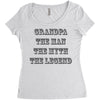 Grandpa Women's Triblend Scoop T-shirt