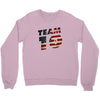 team 10 american flag Crewneck Sweatshirt
