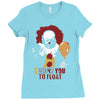 it pennywise clown Ladies Fitted T-Shirt