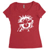 animal drummer the muppets Women's Triblend Scoop T-shirt