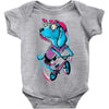 dog biker Baby Onesie