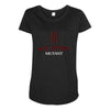 Weapon X Mutant  Wolverine Maternity Scoop Neck T-shirt