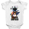 who loves german shepherd Baby Bodysuit