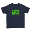 shoot hoops not guns Youth Tee