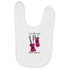 i run like a girl try to keep up Baby Bibs