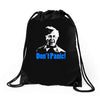 dads army lance corporal jack jones don't panic Drawstring Bags