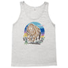 polygon bear graphic Tank Top