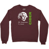 albert einstein theory of 7% proof geeky science cider scrumpy drinkin Crewneck Sweatshirt