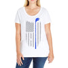golfing Ladies Curvy T-Shirt